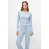 MANGO TEEN pyjama - lichtblauw