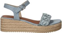 Tamaris Sandalen Touwzool - Licht blauw - Maat 38