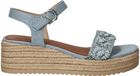 Tamaris Sandalen Touwzool - Licht blauw - Maat 38