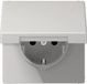 Jung 1x Insert Socket (+ lid) Grey LS1520KLLG