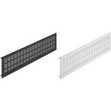Häfele H3636 Grille d'aération en aluminium 100 x 1000 mm Noir