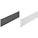 Häfele H3636 Grille de ventilation carrée en aluminium avec ailettes rainurées, noir, 100 x 500 mm