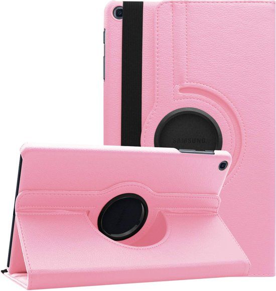 ZT Accessoires Samsung Galaxy Tab S5e T720 / T725 Draaibaar Hoesje met stylus pen Multi stand Case - Licht roze