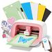 Likcut Glee S501 snijplotter, mini-snijplotter disponible pour vinyle, cartes et transferts thermocollants avec kit de démarrage, rose