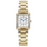 B Jacques du Manoir JWL05502 Emily II Dames Horloge - Goudkleurig/Wit - 22 mm