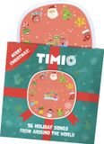 TIMIO Christmas Carols Disc - 12 Dutch Christmas Carols or 96 international Christmas Carols - for TIMIO the Interactive and Educational Audio Player - in 8 Languages - Educational Toy