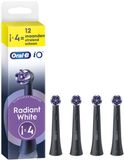 Oral-B Opzetborstels iO Radiant White Zwart - 6 x 4 stuks - Voordeelverpakking