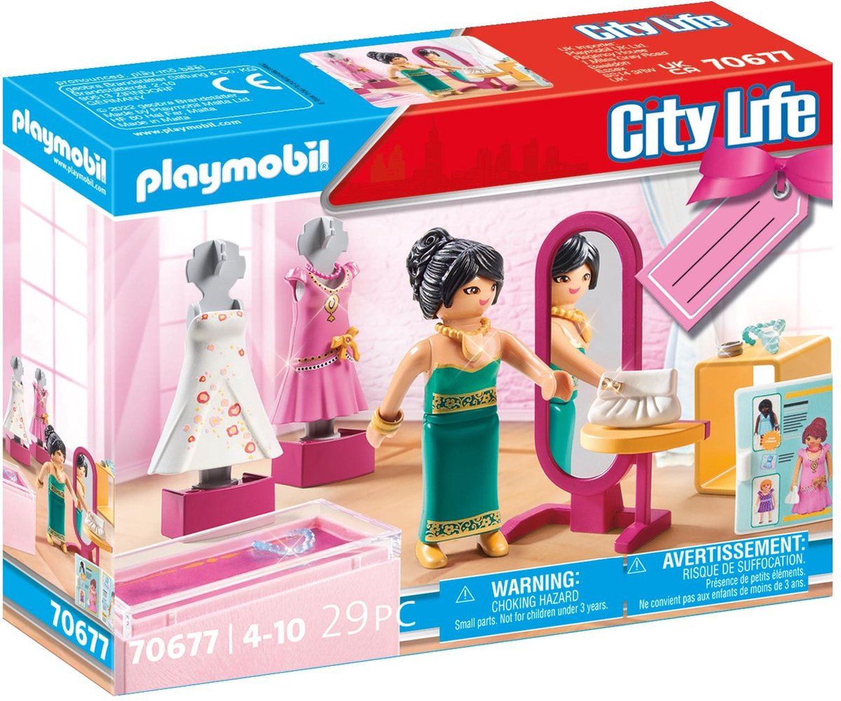 Playmobil Geschenkset "Feestelijke modeboetiek" - 70677