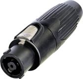 Neutrik NLT8FXX-BAG Luidsprekerconnector Stekker, recht Aantal polen: 8 Zwart 1 stuk(s)