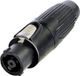 Neutrik NLT8FXX-BAG Luidsprekerconnector Stekker, recht Aantal polen: 8 Zwart 1 stuk(s)
