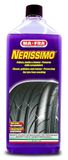 Ma-Fra, Nerissimo, geconcentreerd vloeibaar rubberzwart met hoog dekkend vermogen, beschermt, herstelt en behoudt de kleur zonder te vlekken, 1000ml