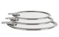 Cristel S3KSA Couvercle Rond Inox, Transparent
