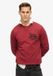 Superdry Workwear sweatshirt met applicatie - Heren - Bordeaux rood - L
