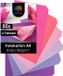 OfficeTree 50 feuilles papier artisanal teintes roses - kit artisanal enfants - papier cartonné A4 300g/m² pour bricolage création