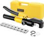 Merkloos / Sans marque Wan GmbH Hydraulische krimptang 10T met 9 zeshoekige matrijzen voor krimpgereedschap 4-70 mm²