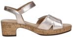Gabor - Dames - Sandalen met hak - Goudkleur - Maat 40