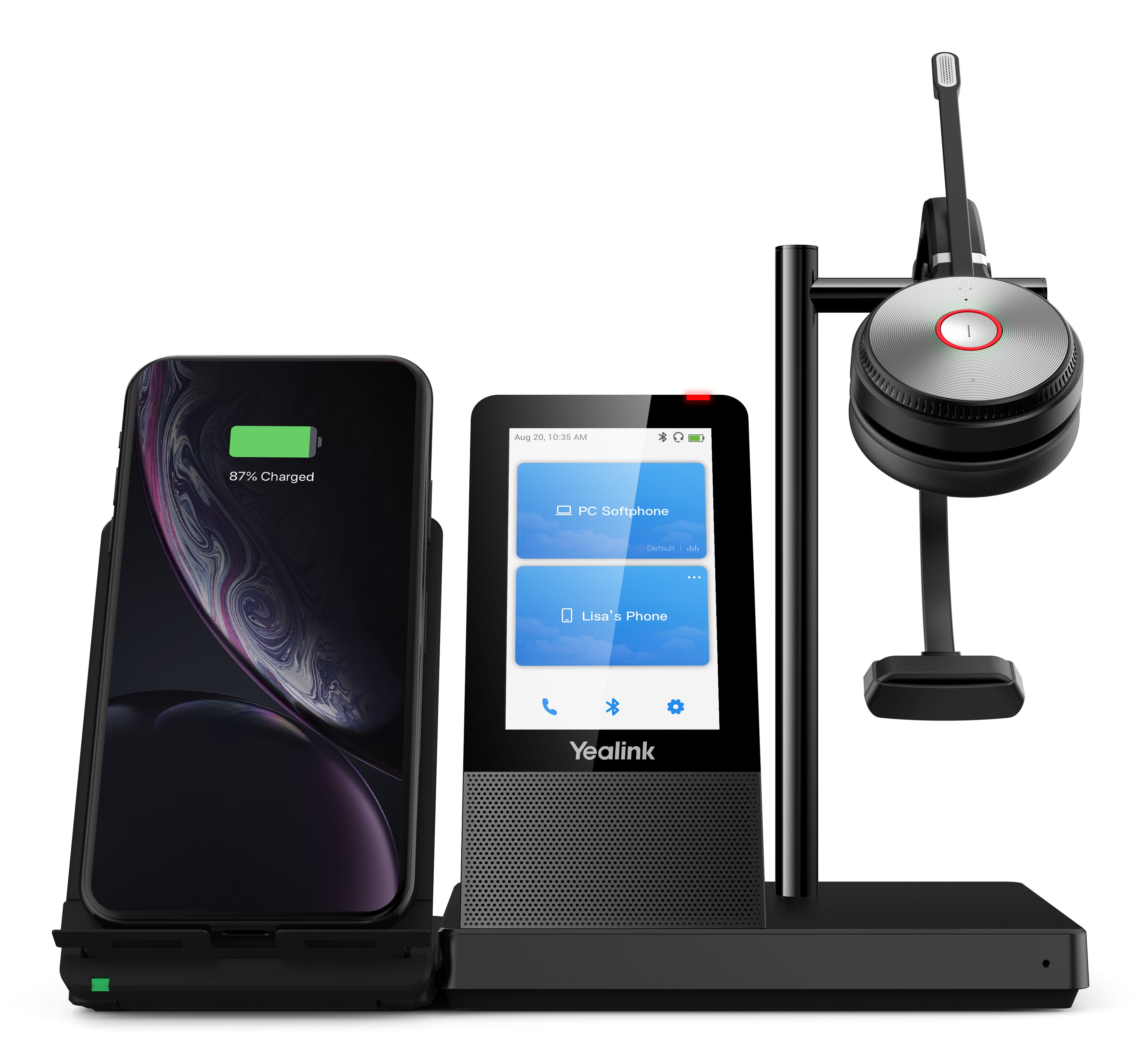 Yealink WH66 DECT Draadloze Headset MONO UC Zwart