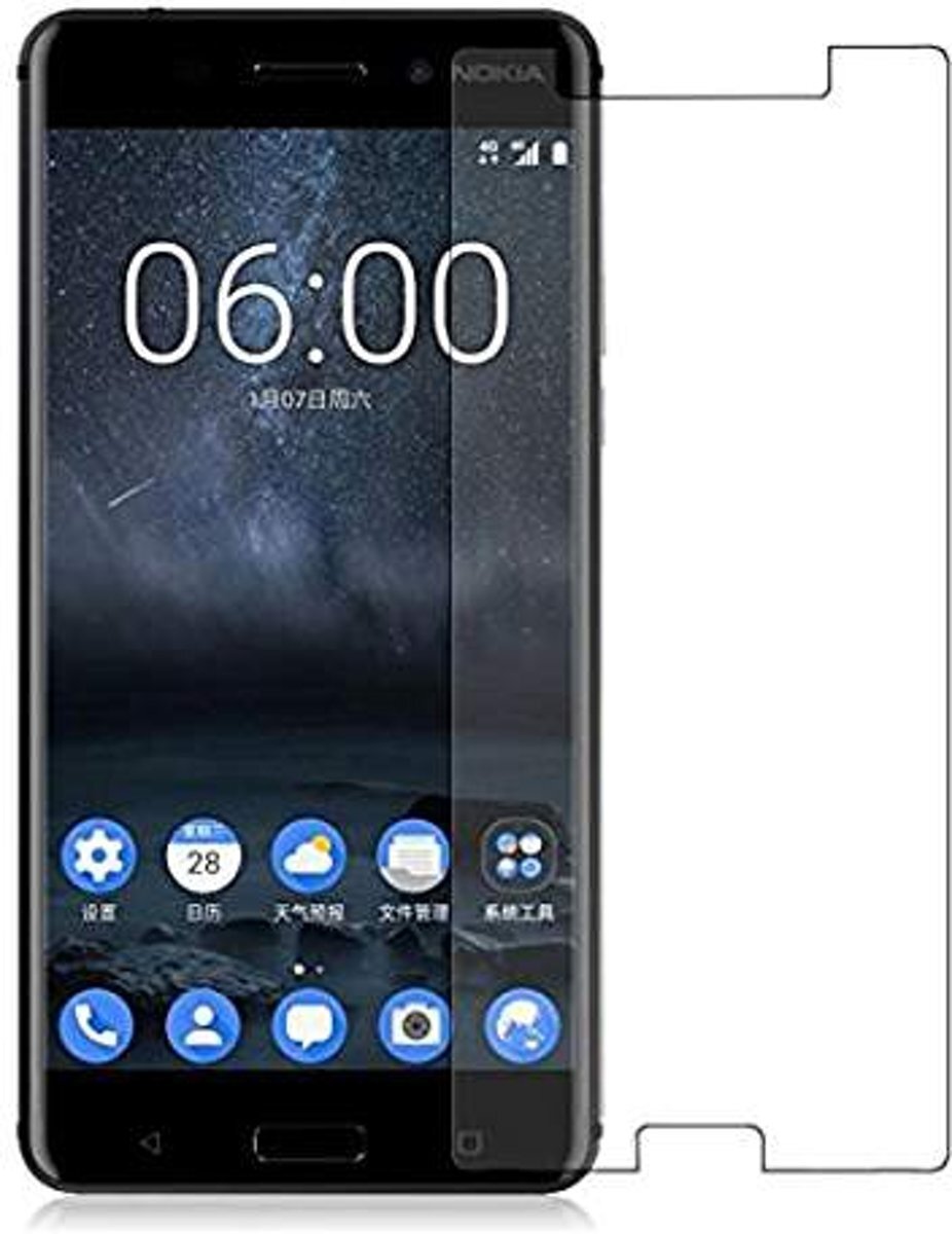 - Nokia 6 Screen protector Anti barst Tempered glass