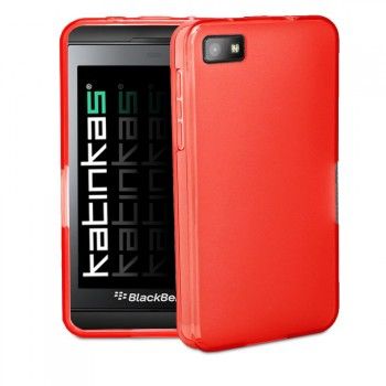 Katinkas 2108054581 - Mobiele telefoon behuizing - Rood - Z10 - Thermoplastic polyurethaan (TPU)