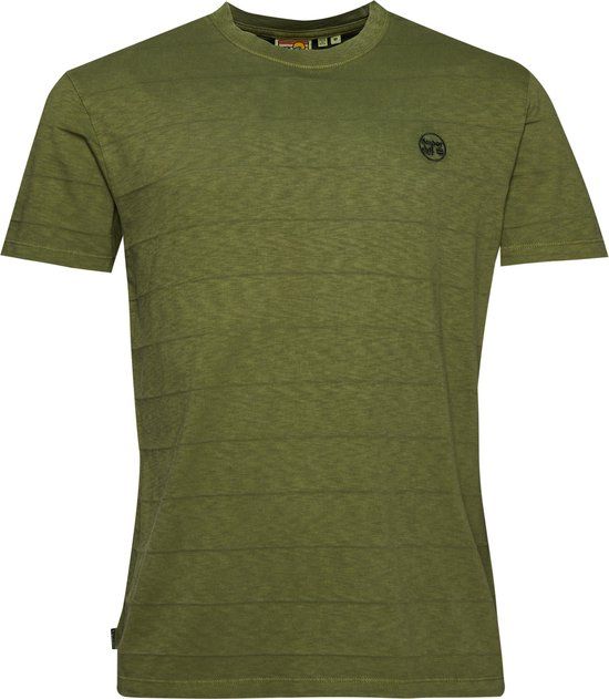 Superdry Vintage Texture Tee - Groen - Heren - Maat M