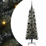 vidaXL Sapin de Noël artificiel avec 150 LED Vert 120 cm PVC et Plastique et Acier