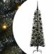 vidaXL Sapin de Noël artificiel avec 150 LED Vert 120 cm PVC et Plastique et Acier