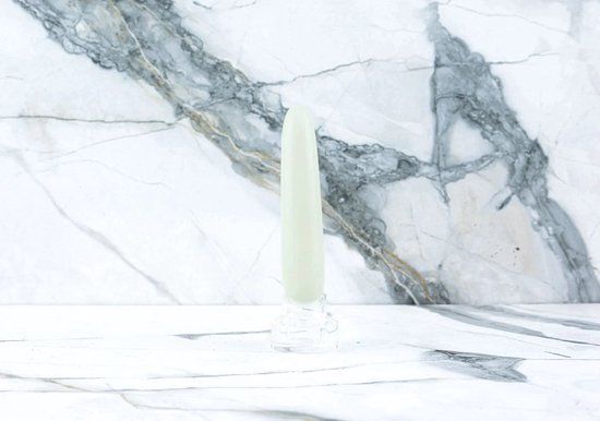 Pleasure's Yoni Yoni Wand - Witte Jade (10 cm)