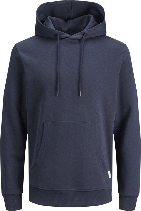 Jack & Jones Basic Sweat Hood Regular Fit - Men's Hoodie - Blue - XS