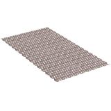 TATAY Antislip Badmat Ondoorzichtig 97x36 cm met Antibacterieel PVC | Model Piscis | Ontwerp met Vissen | Solide Bouw | Handige Details | Heldere Functie | Onderhoudsvriendelijke Opbouw, Wit