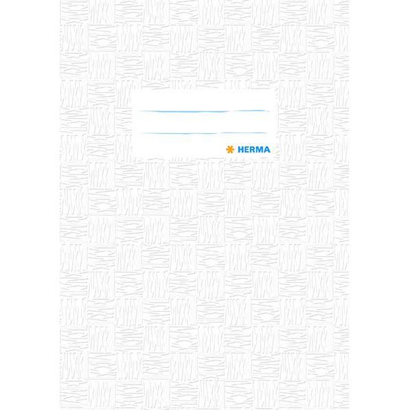 Exercise book cover PP A5 white opaque - 4008705074209