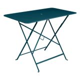 Fermob - table rectangulaire Bistro - Bleu - acier laqué - Designer Frédéric Sofia