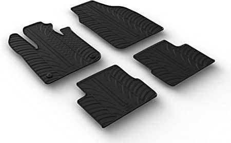Rubbermatten passend voor Fiat 500e 2020- (T-Design 4-delig)