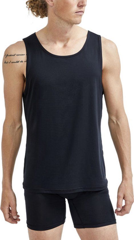 Craft Core Dry Singlet Heren - Zwart - Maat XL - Mannen