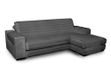 Italian Bed Linen Elegant sprei, gewatteerd, 190 cm, donkergrijs