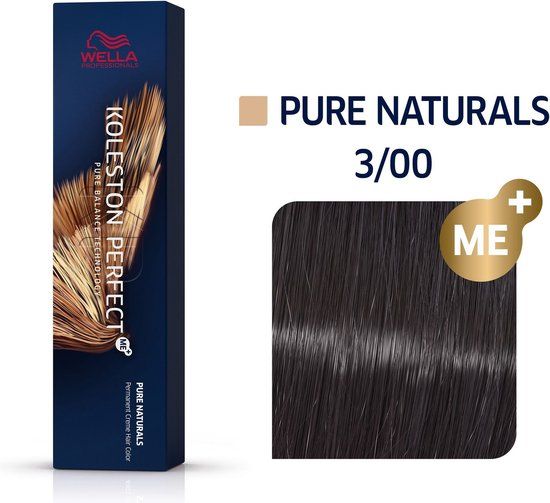 Wella Professionals Koleston Perfect Me+ Pure Naturals 3/00 - Permanent Hair Color - 3ml