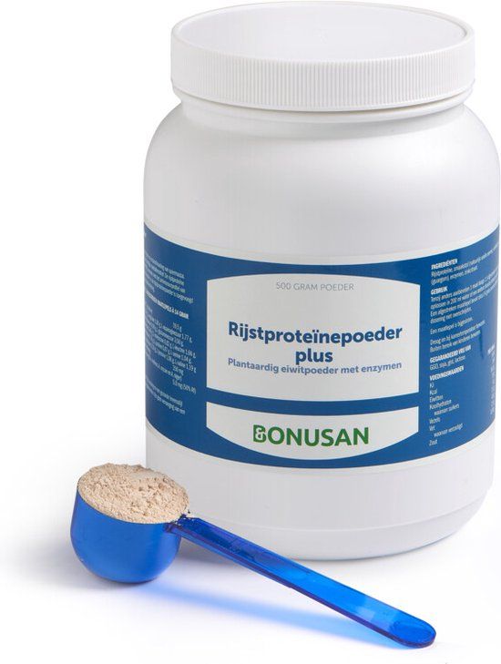 Bonusan Rijstproteine poeder plus 500 gr