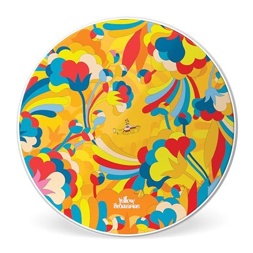 Evans Beatles Basdrumkop - Geel Submarine Resonant Bass Drumhead - Pepperland Woods, 20"