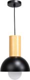 TooLight Minimalistische hanglamp - zwart - 20 x 24 cm - E27 fitting
