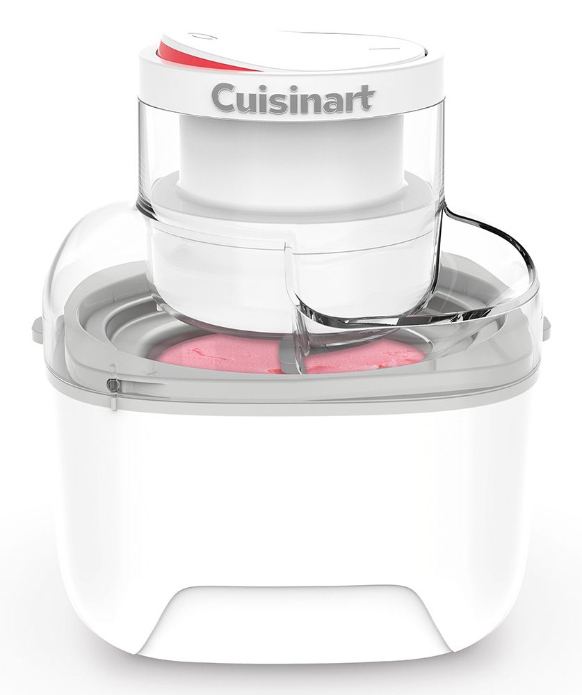 Cuisinart Solo Scoops Traditionele ijsmachine 0,475 l Grijs, Transparant, Wit