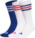 Adidas 3 Stripes Cushioned Sportswear Crewsokken 3 Eenheden Wit,Blauw EU 40-42