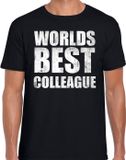Shoppartners Bv Worlds best colleague / werelds beste collega cadeau t-shirt noir homme XXL