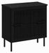 3xE living Armoire de salle de bain 80 cm Noir Royal