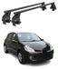 Menabo barres de toit (traverses) pour Renault Clio III, années de modèle 2005-2012, couleur : gris, set de 2
