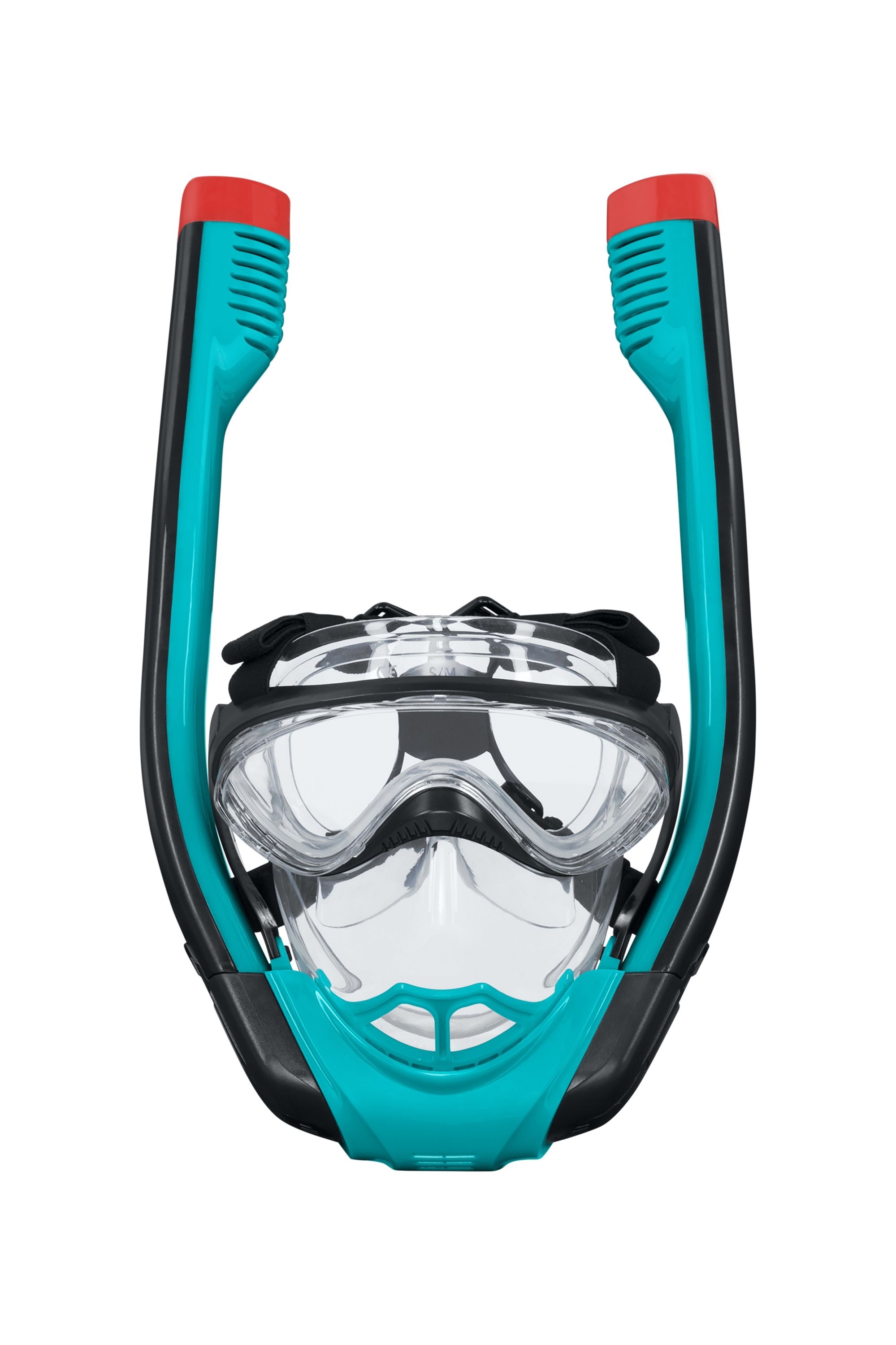 Bestway Flowtech Duikmasker met Snorkel S/M - Zwart/Blauw/Rood/Transparant