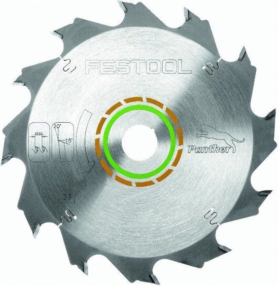 Festool Cirkelzaagblad voor Hout | Wood Rip Cut | Ø 225mm Asgat 30mm 18T - 496303