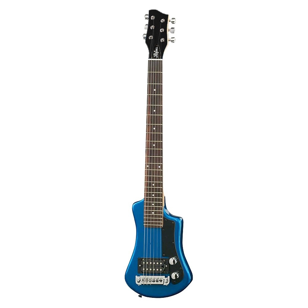 Hofner Shorty CT Blue elektrische reisgitaar