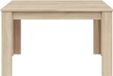 CaliCosy Eettafel ZAIRA - Eiklook - Rechthoek - 140-190 cm