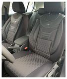 BREMER SITZBEZÜGE Stoelhoezen compatibel met FIAT Panda type 169, bestuurder en passagiers vanaf 2003-2012, 910, zwart
