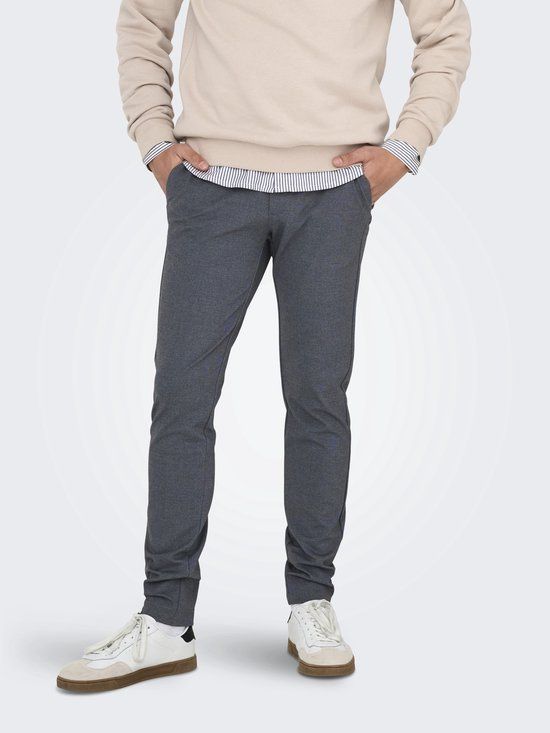 ONLY & SONS Broeken ONSMARK Slim fit Broeken Dark Navy