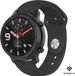 Strap-it Bracelet de montre connectée en silicone - Convient pour Xiaomi Amazfit GTR (42mm) - Noir